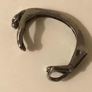 PADE VAVRA Gunme Panther Cuff Bracelet with Ruby